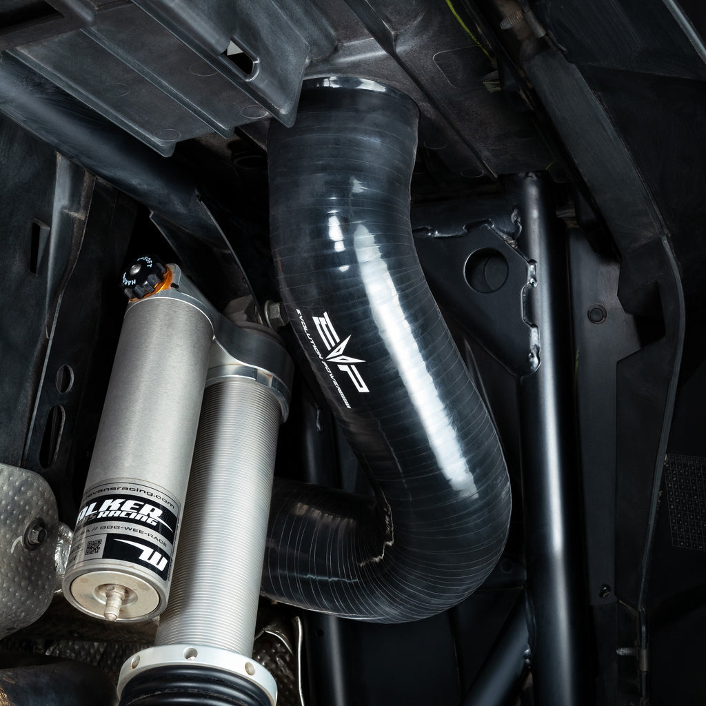 EVP POLARIS RZR XP TURBO/S & XP 1000 V-FLOW SILICONE INTAKE TUBE (BED TO AIRBOX)
