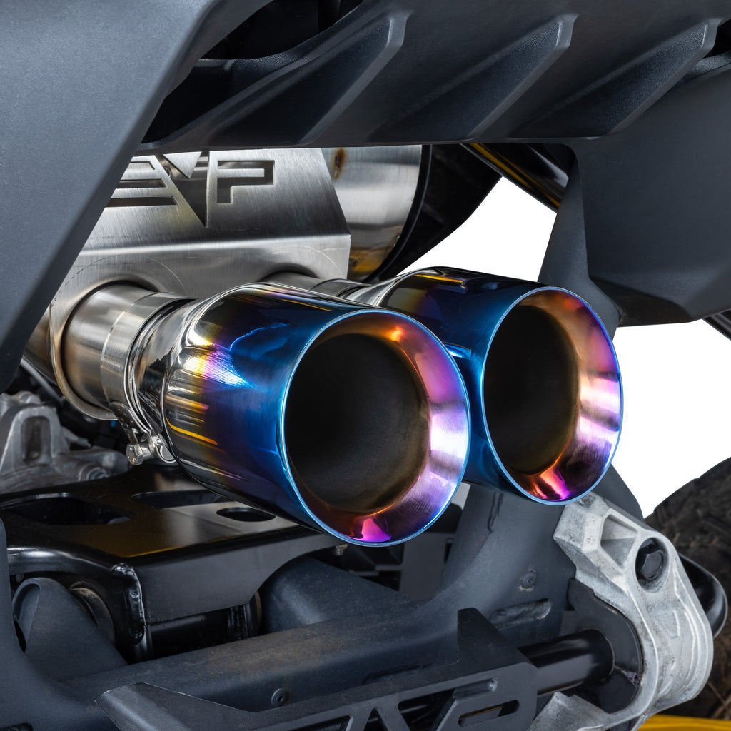 REPLECEMENT TIPS FOR EVP RACING CANAM MAVERICK R DYNAMIC TWIN EXIT & CAPTAIN'S CHOICE MUFFKERS