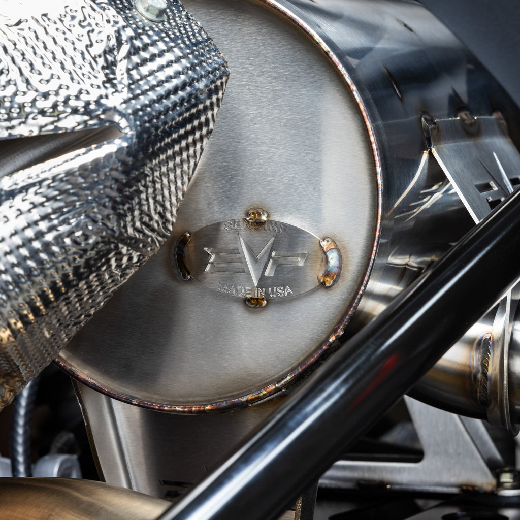 EVP RACING DYNAMIC TWIN EXIT MUFFLER FOR CANAM MAVERICK R