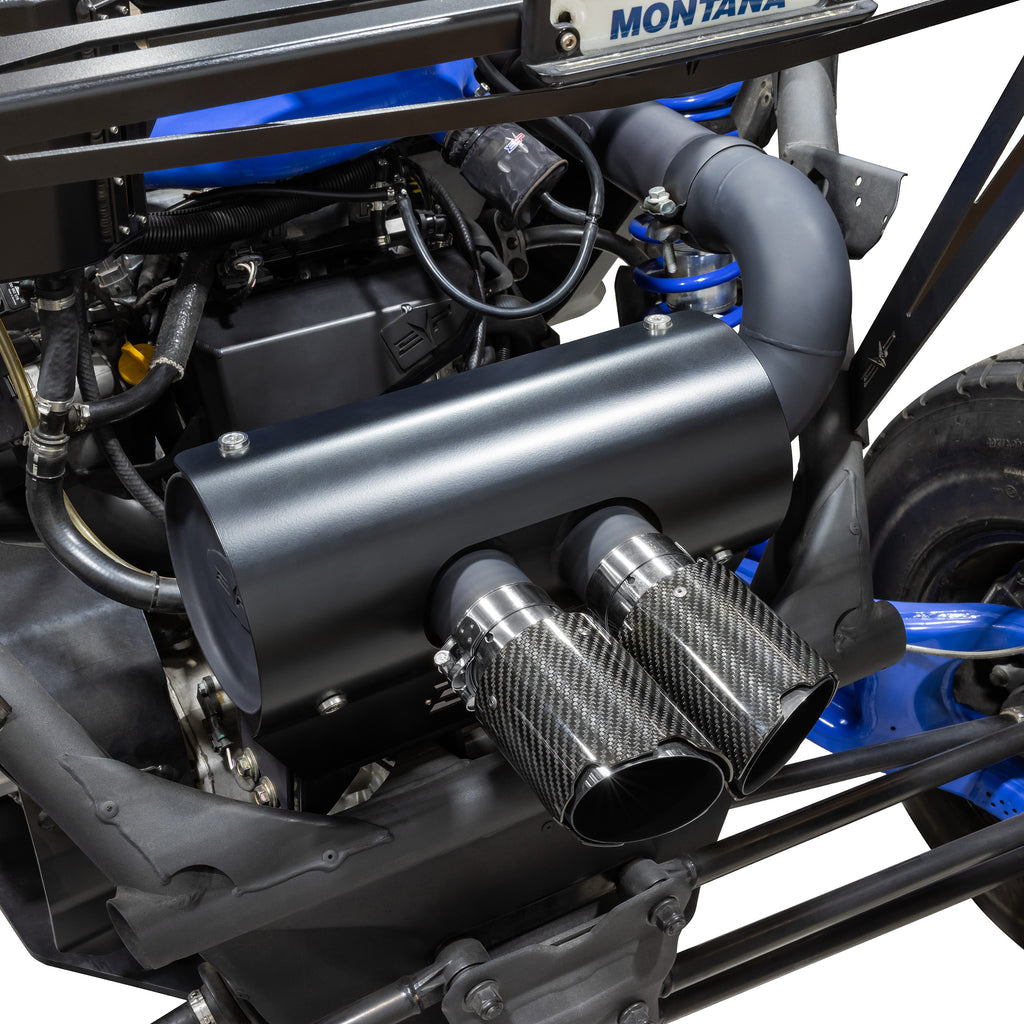 MAGNUS 3 INCH TWIN REAR EXIT FULL EXHAUST SYSTEM FOR CANAM MAVERICK  X3