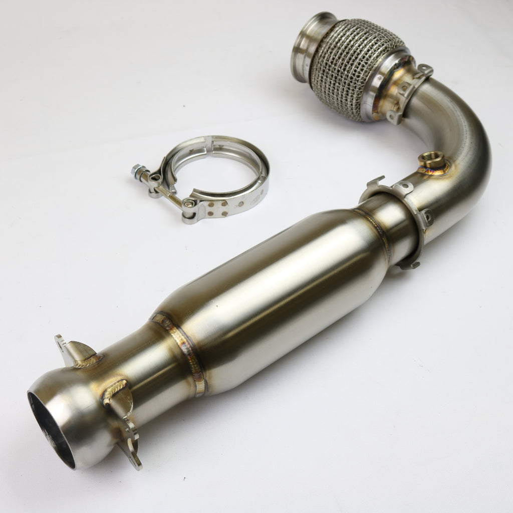 2017+ CANAM MAVERICK X3 TURBO RACE BYPASS PIPE WITH BULLET MUFFLER