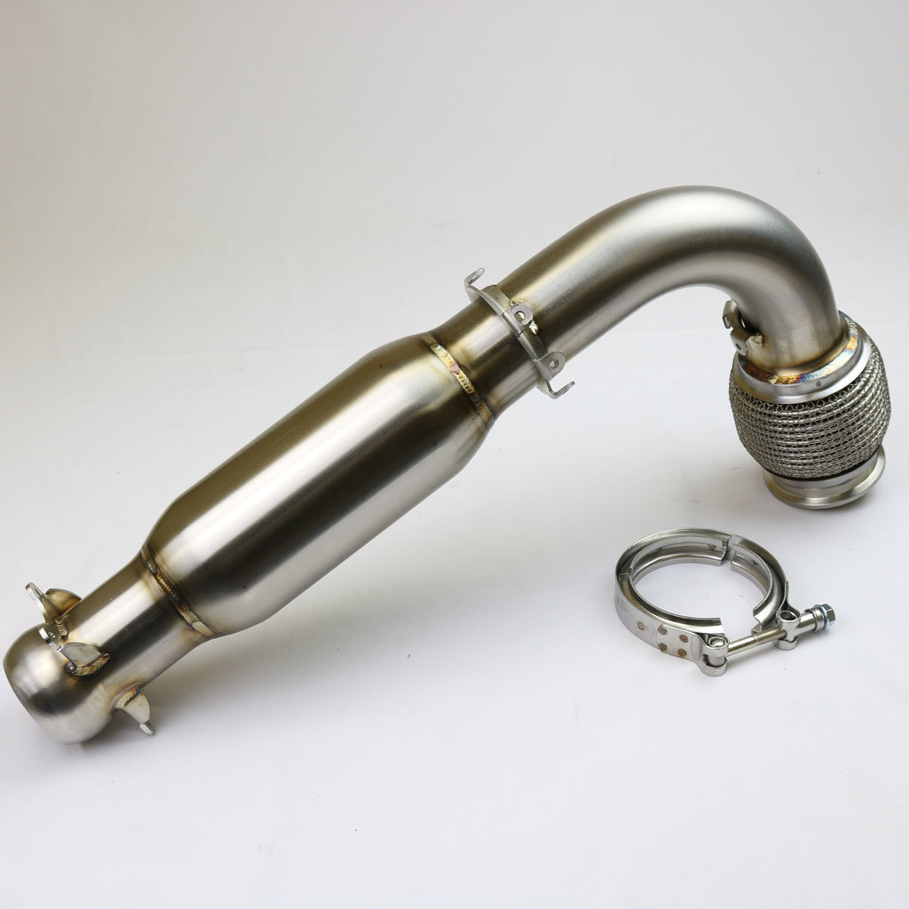 2017+ CANAM MAVERICK X3 TURBO RACE BYPASS PIPE WITH BULLET MUFFLER